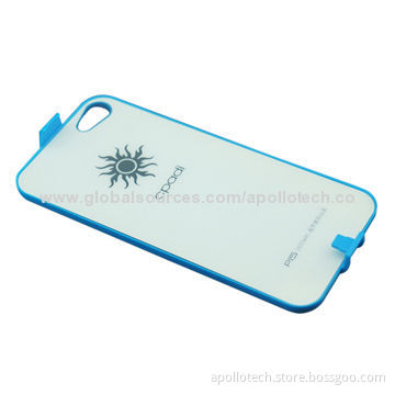 Battery Cover for iPhone 5/5S, with 2,600mAh Real-capacity, A Grade Battery, 127.5*58.5*7.5mm/0.06kg